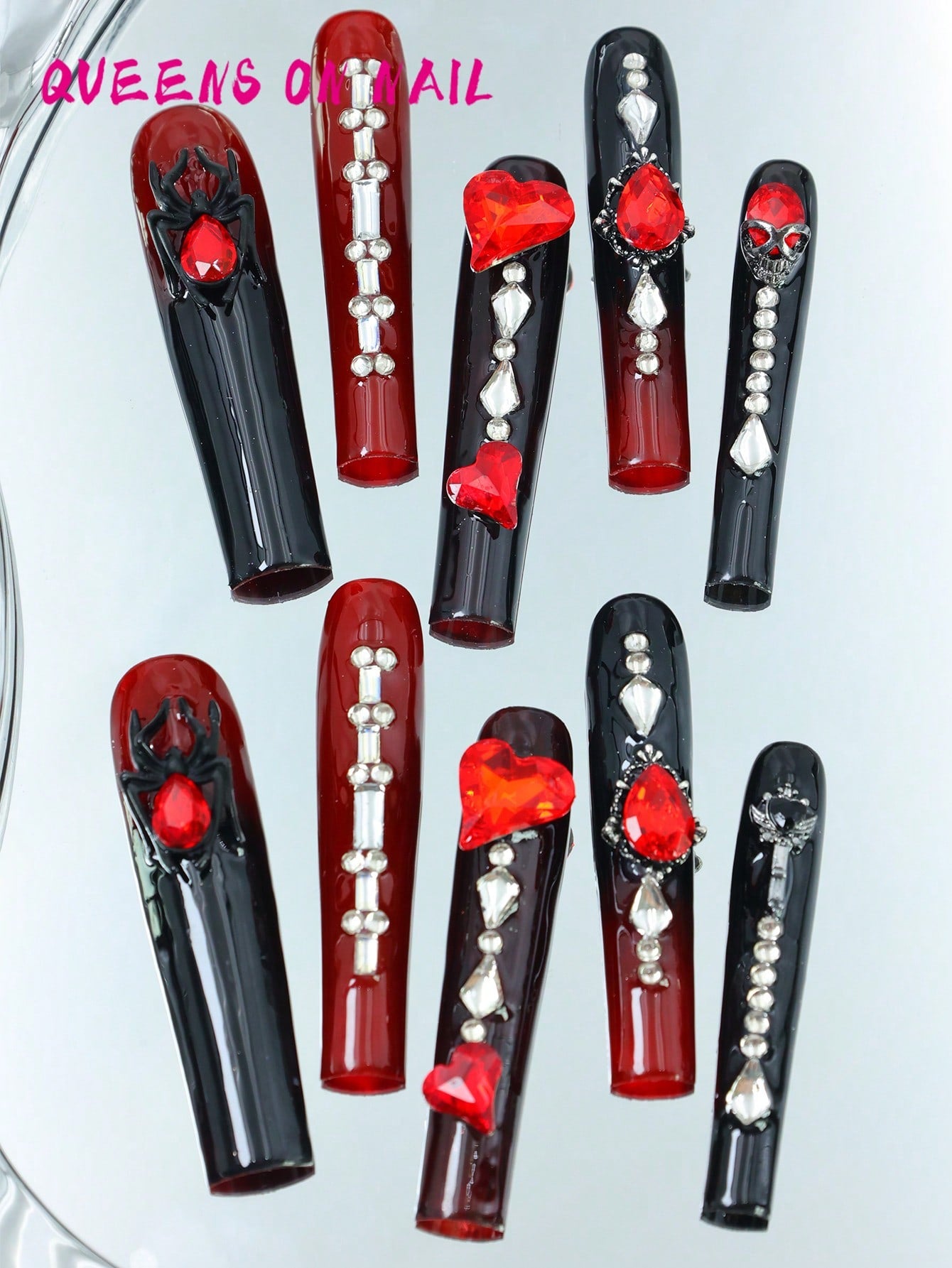 10pcs Handmade Press On Nail Y2K Fake Nails