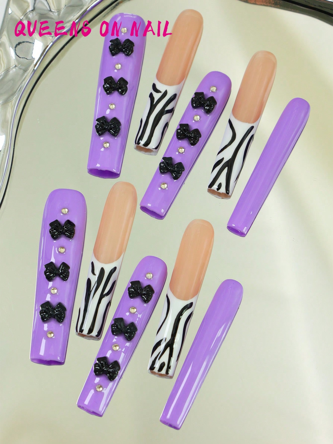10pcs Handmade Press On Nail Y2K Fake Nails