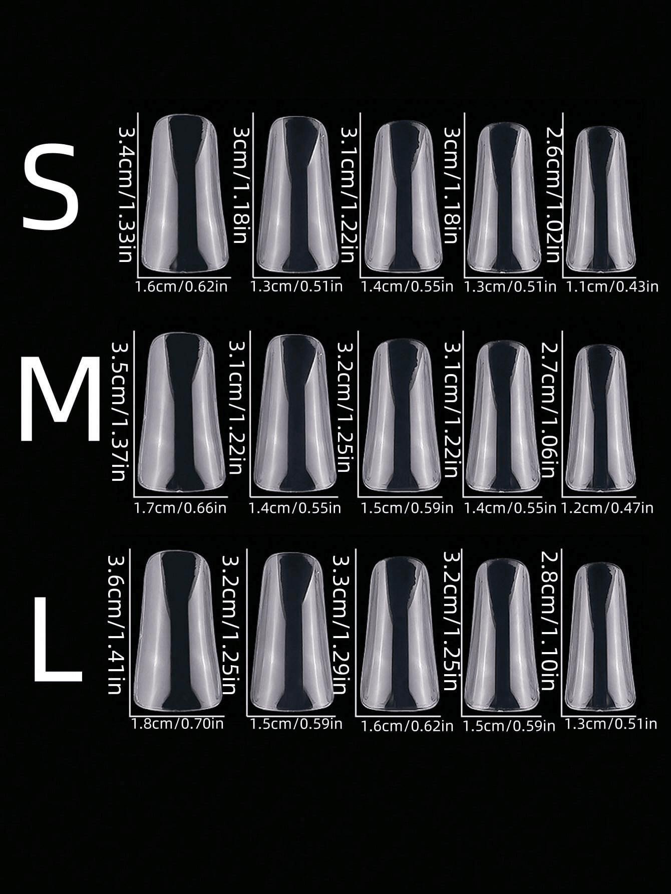 10Pcs Handmade Press on Y2K Fake Nails