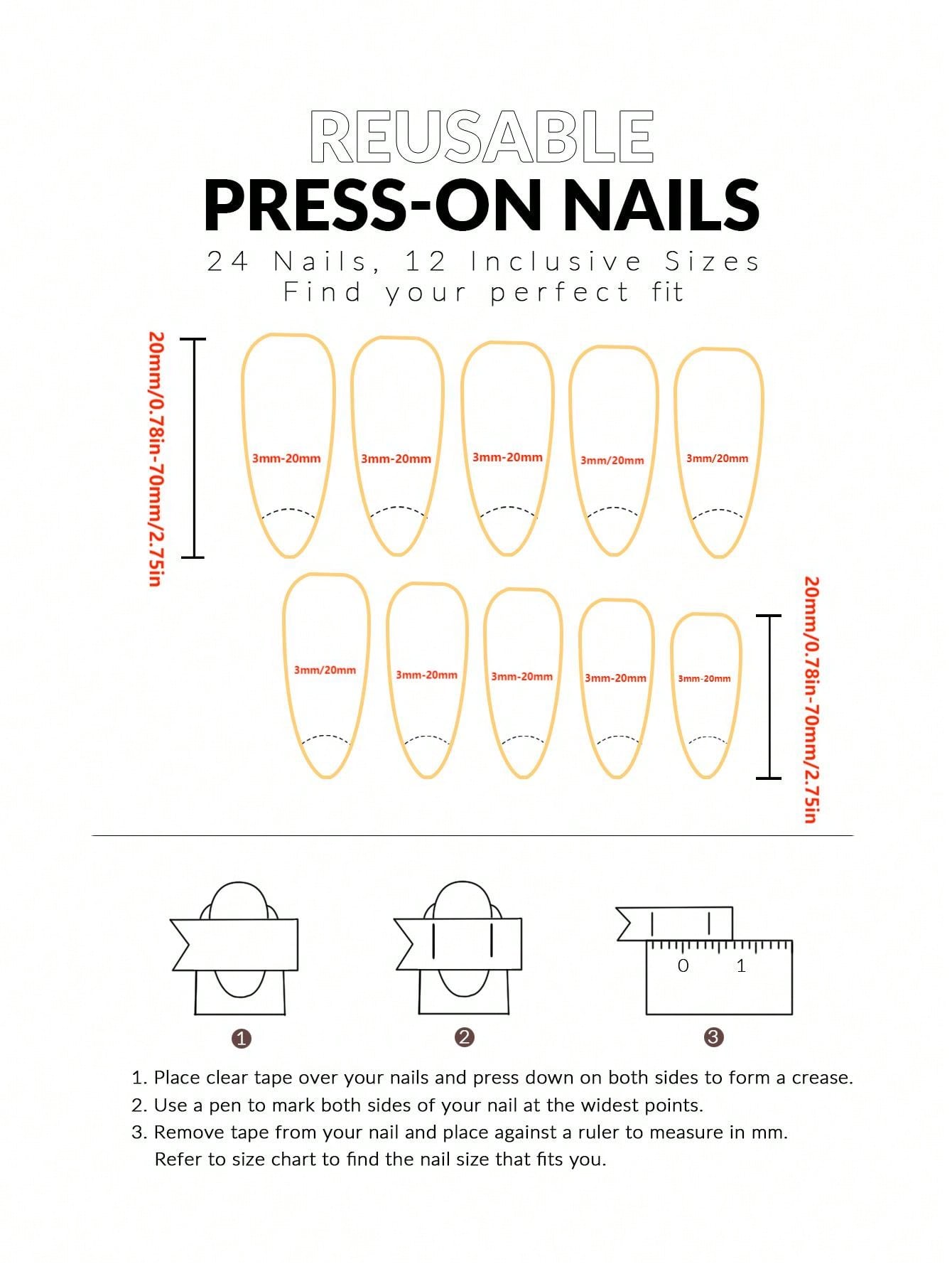 10 Pcs Handmade Press on Nail leopard print Fake Nails